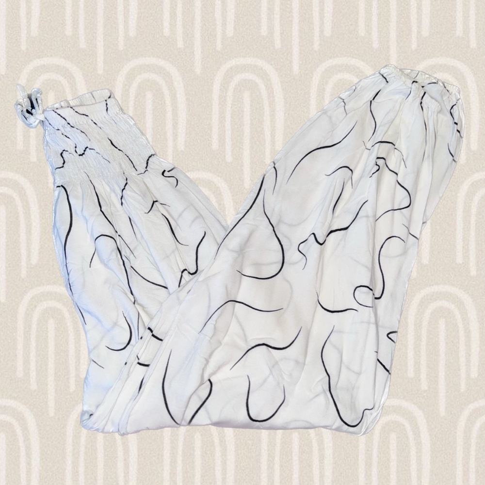 Handmade ‘flowy’ spiral patterned pants